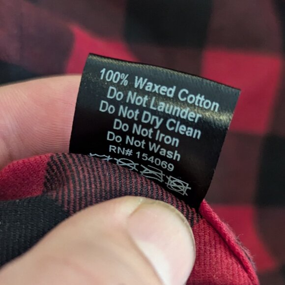 FREEMANS SPORTING CLUB - Waxed cotton checked jacket - Sz M - Picture 8 of 8